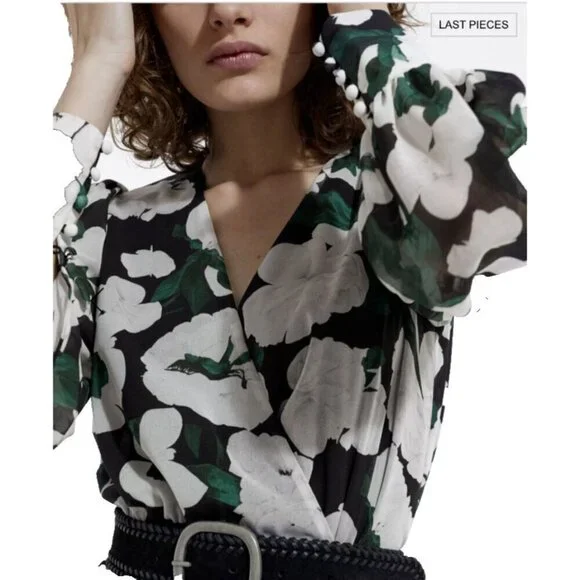 THE KOOPLES Short Printed Multi Long Sleeve Dress Size XS Cocktail NWOT - Picture 2 of 15